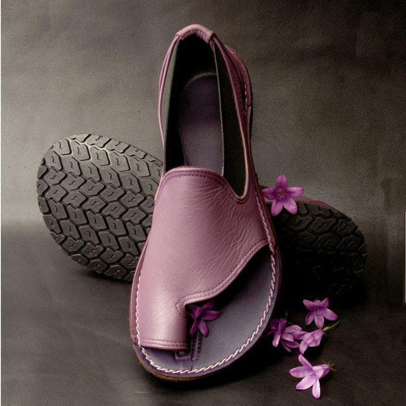 Big Size Women Casual Comfy Clip Toe Slip On Flat Sandals