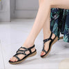 Bohemian sandals comfortable small wedge with flat sandals women