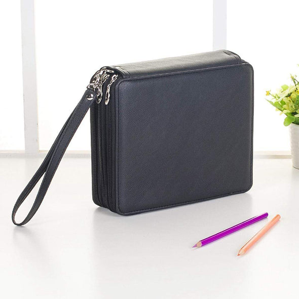 120 Slots Pencil Case Cosmetic Makeup Bag Storage Travel Zipper Pouch Student Stationery Drawing Pen