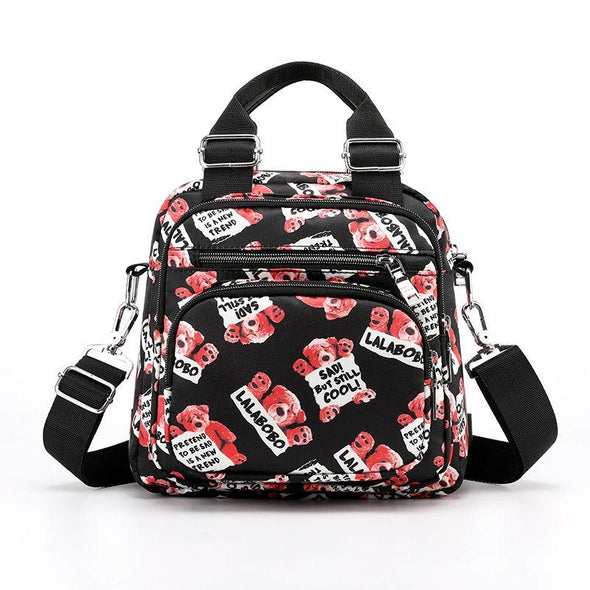 Colorful Women Backpacks Fashion Multi-pocket Ladies Backpack High Quality Waterproof Nylon Multifunction Bags