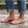 2019 Female Summer Sandals Women Plus Size Flats Female Casual Peep Toe Shoes Faux Suede Slip On Elastic Band Leisure shoes