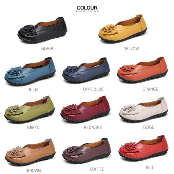 Designer Women Loafers Genuine Leather Women Shoes Ladies Moccasins Women Casual Shoes