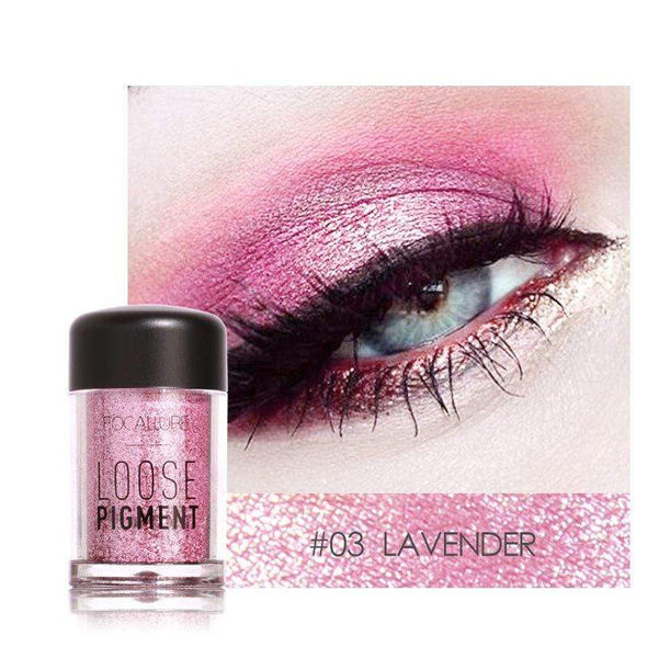 FOCALLURE Pearl Loose Eyeshadow Metallic Highlight Shimmer Pigment Powder Eye Shadow Eyes Makeup Cosmetic