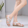 Bohemian sandals comfortable small wedge with flat sandals women